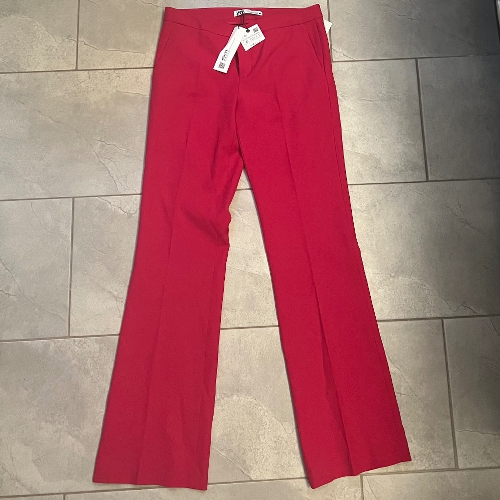 Zara fuschia dress pants